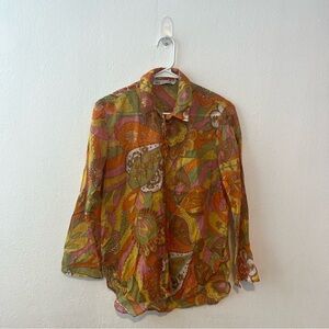 Zara Paisley Floral Shirt